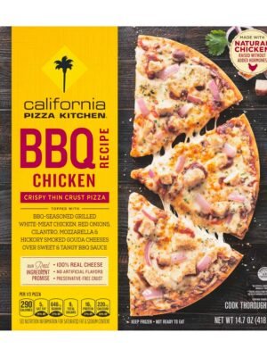California Pizza Kitchen Crispy Thin Crust BBQ Recipe Chicken Frozen Pizza - 14.7oz