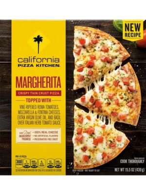 California Pizza Kitchen Margherita, Crispy Thin Crust Pizza, 15.5 oz (Frozen)