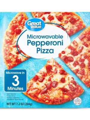 Great Value Classic Crust Pepperoni Microwave Frozen Pizza 7.2oz