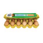 Happy Egg Organic Free Range Large Brown Eggs, 12 Count