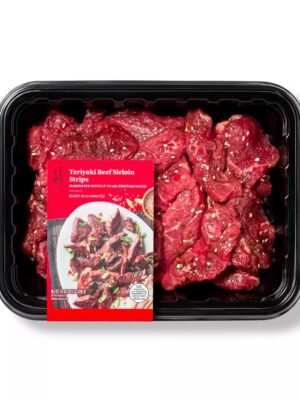 Teriyaki Beef Sirloin Strips - price per lb