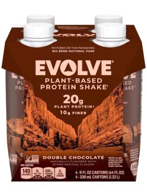 Real Plant-Powered Protein Shake - Double Chocolate - 4pk_44 fl oz